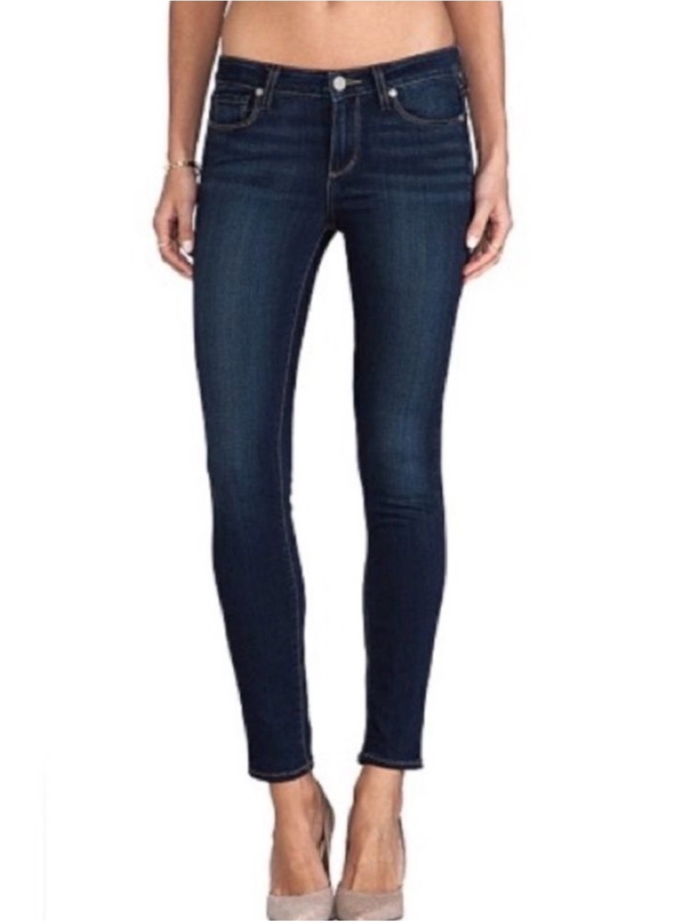 Women's PAIGE Verdugo Ankle Jeans 28 Dark Wash